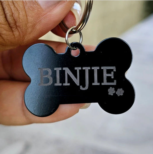 Custom double - sided pet tag