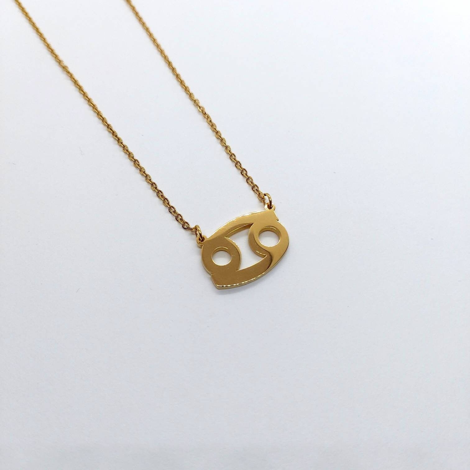 Cancer jewelry , cancer necklace , cancer necklace , gold zodiac necklace , cancer zodiac necklace , gold filled necklace , cancer pendant