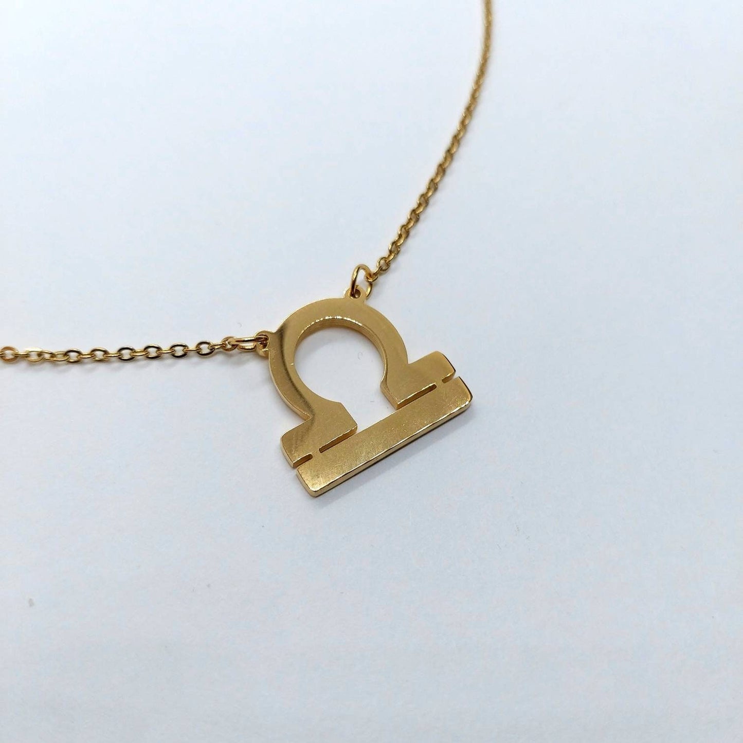 Libra jewelry , libra chain necklace , libra gold necklace , gold zodiac necklace , libra zodiac necklace , libra pendant , libra necklace