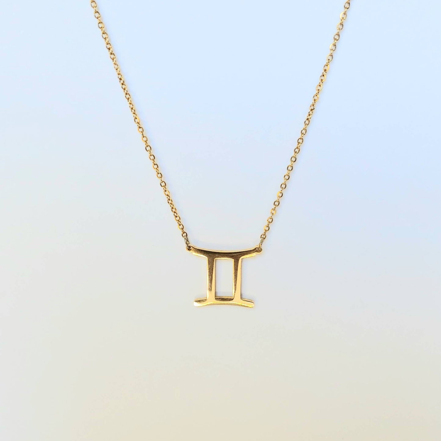 Gemini jewelry , gemini necklace , zodiac necklace , gold zodiac necklace , gemini zodiac necklace , gold filled necklace , gemini pendant