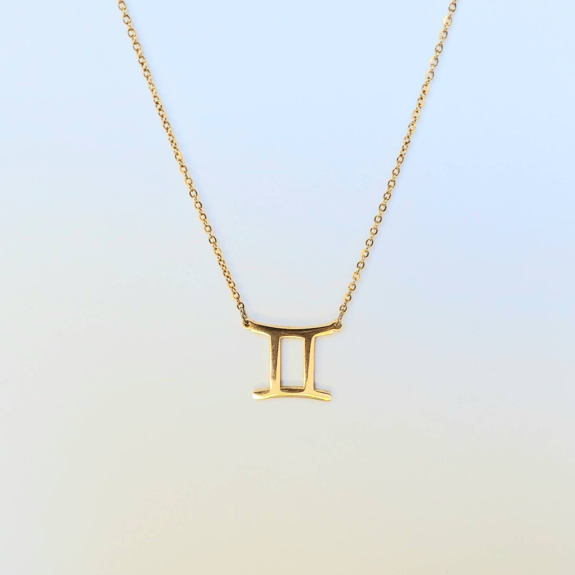 Gemini jewelry , gemini necklace , zodiac necklace , gold zodiac necklace , gemini zodiac necklace , gold filled necklace , gemini pendant