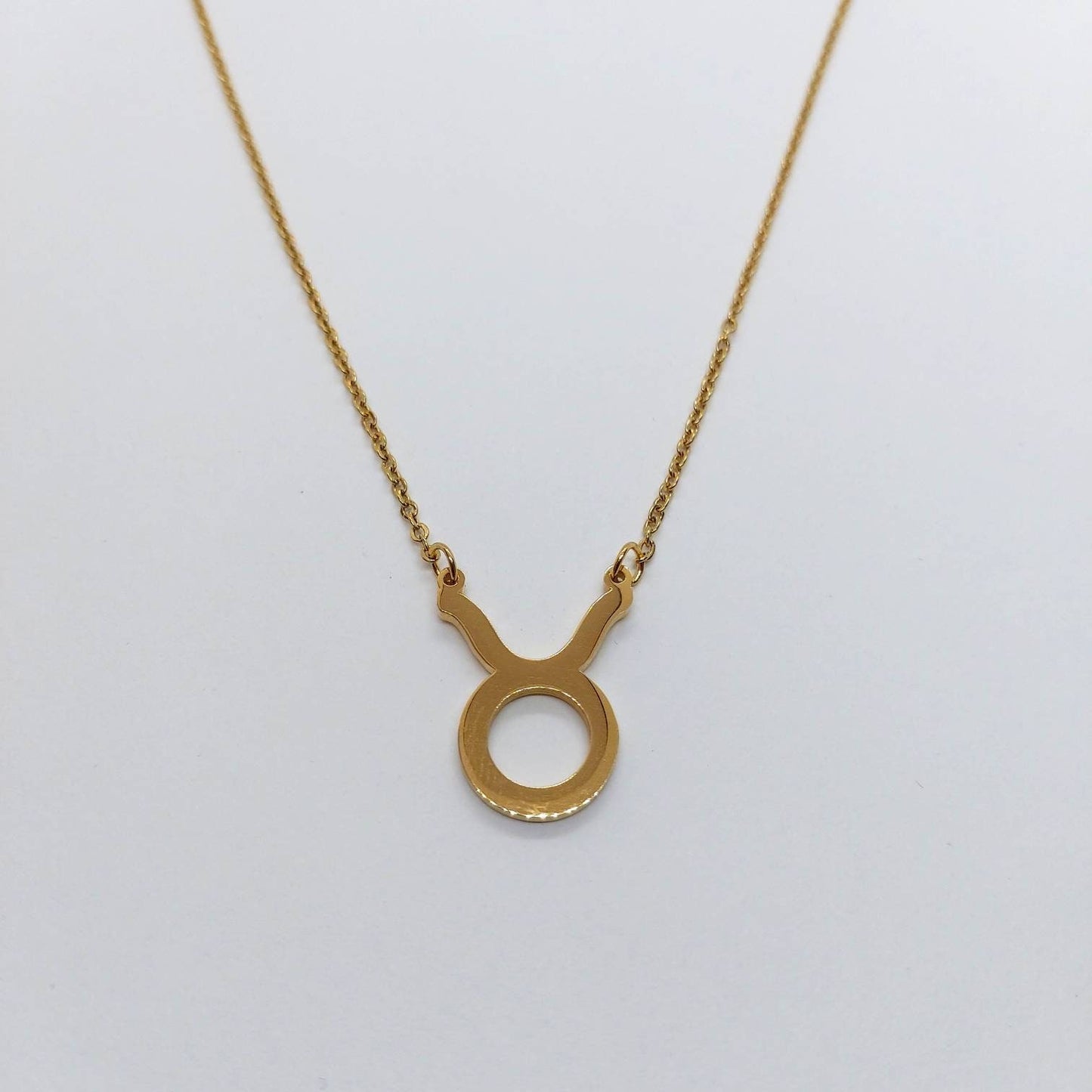 Taurus jewelry , taurus necklace , zodiac necklace , gold zodiac necklace , taurus zodiac necklace , gold filled necklace , taurus pendant