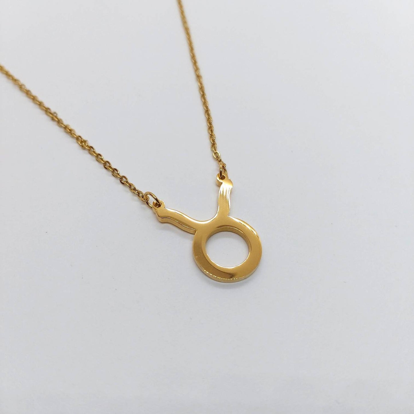 Taurus jewelry , taurus necklace , zodiac necklace , gold zodiac necklace , taurus zodiac necklace , gold filled necklace , taurus pendant