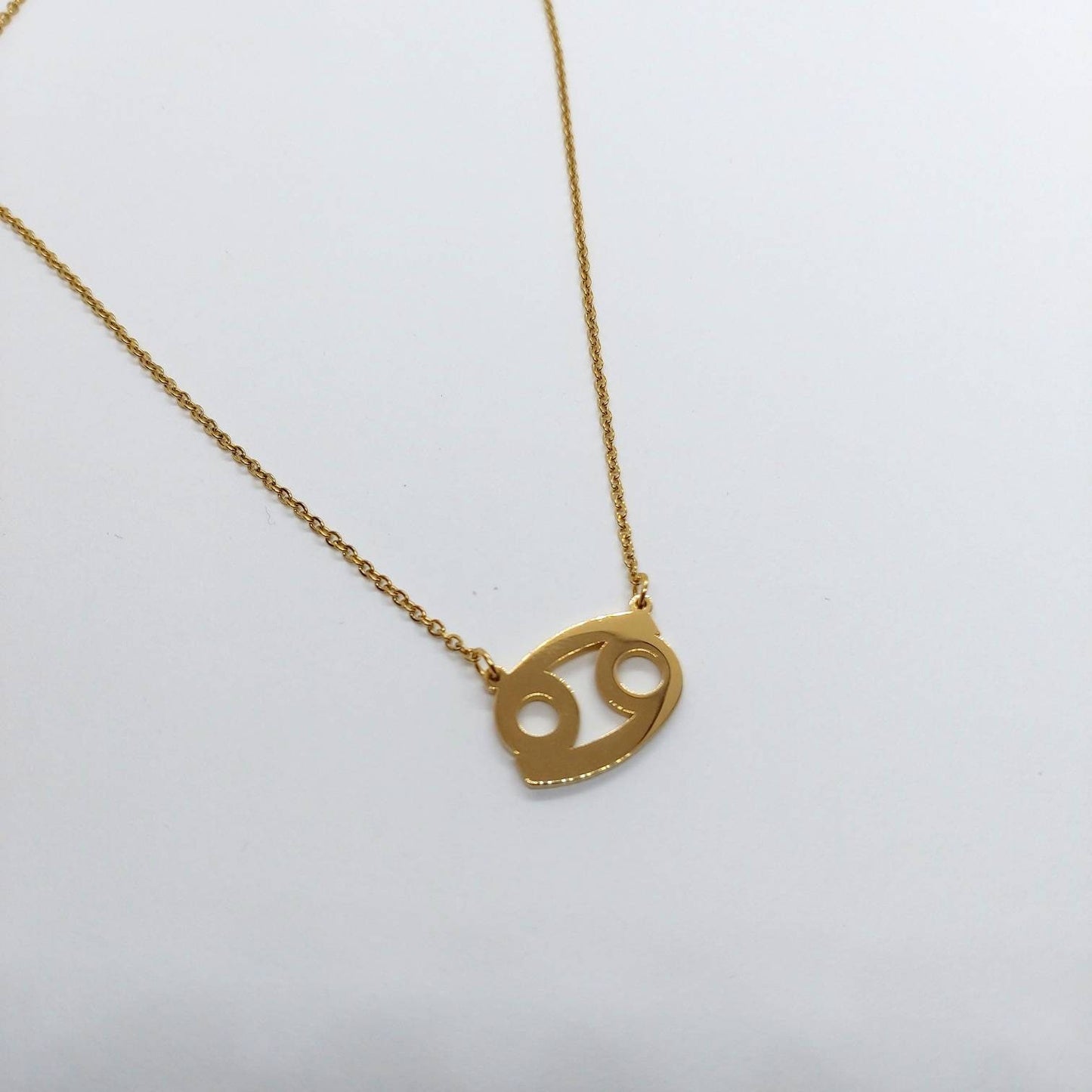 Cancer jewelry , cancer necklace , cancer necklace , gold zodiac necklace , cancer zodiac necklace , gold filled necklace , cancer pendant