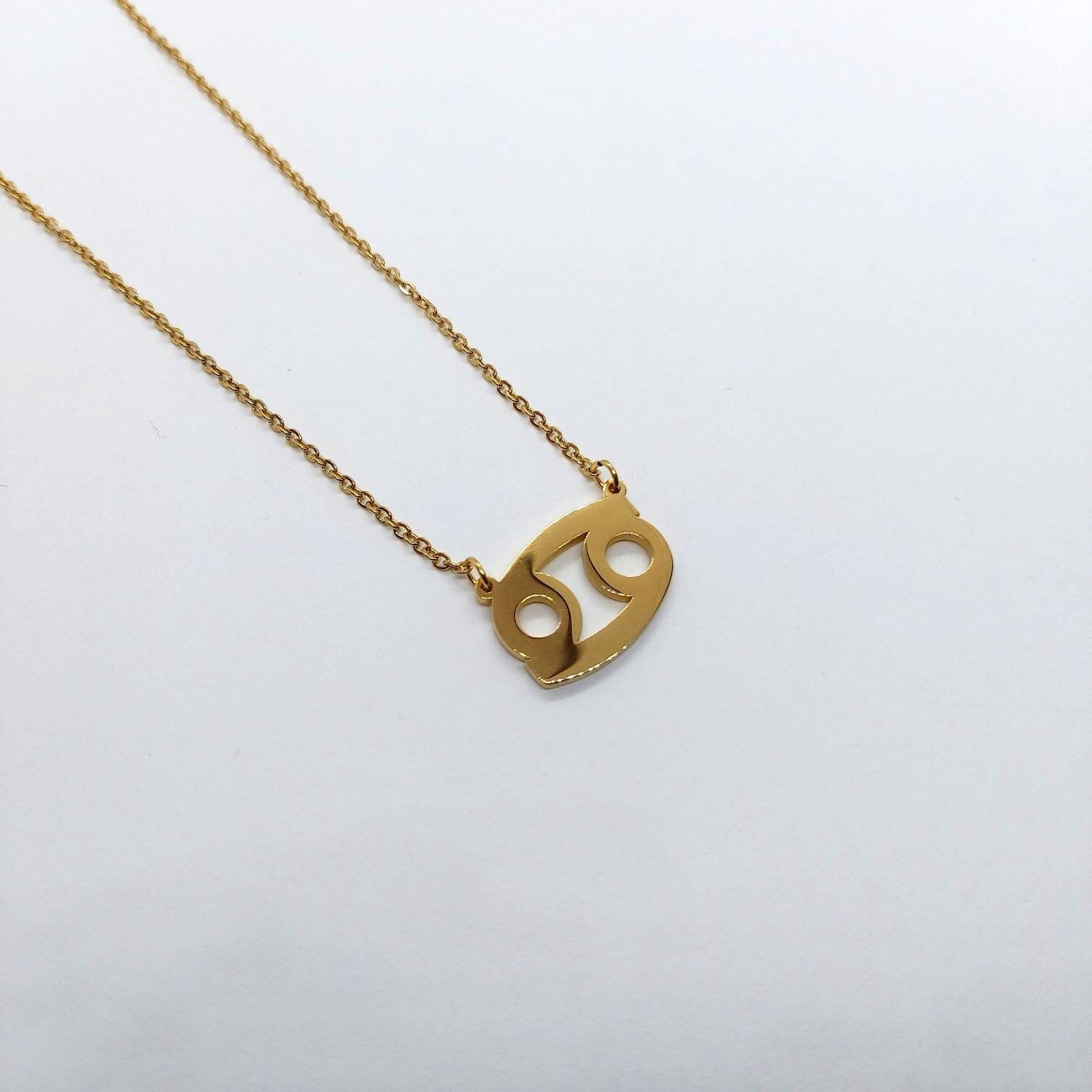 Cancer jewelry , cancer necklace , cancer necklace , gold zodiac necklace , cancer zodiac necklace , gold filled necklace , cancer pendant