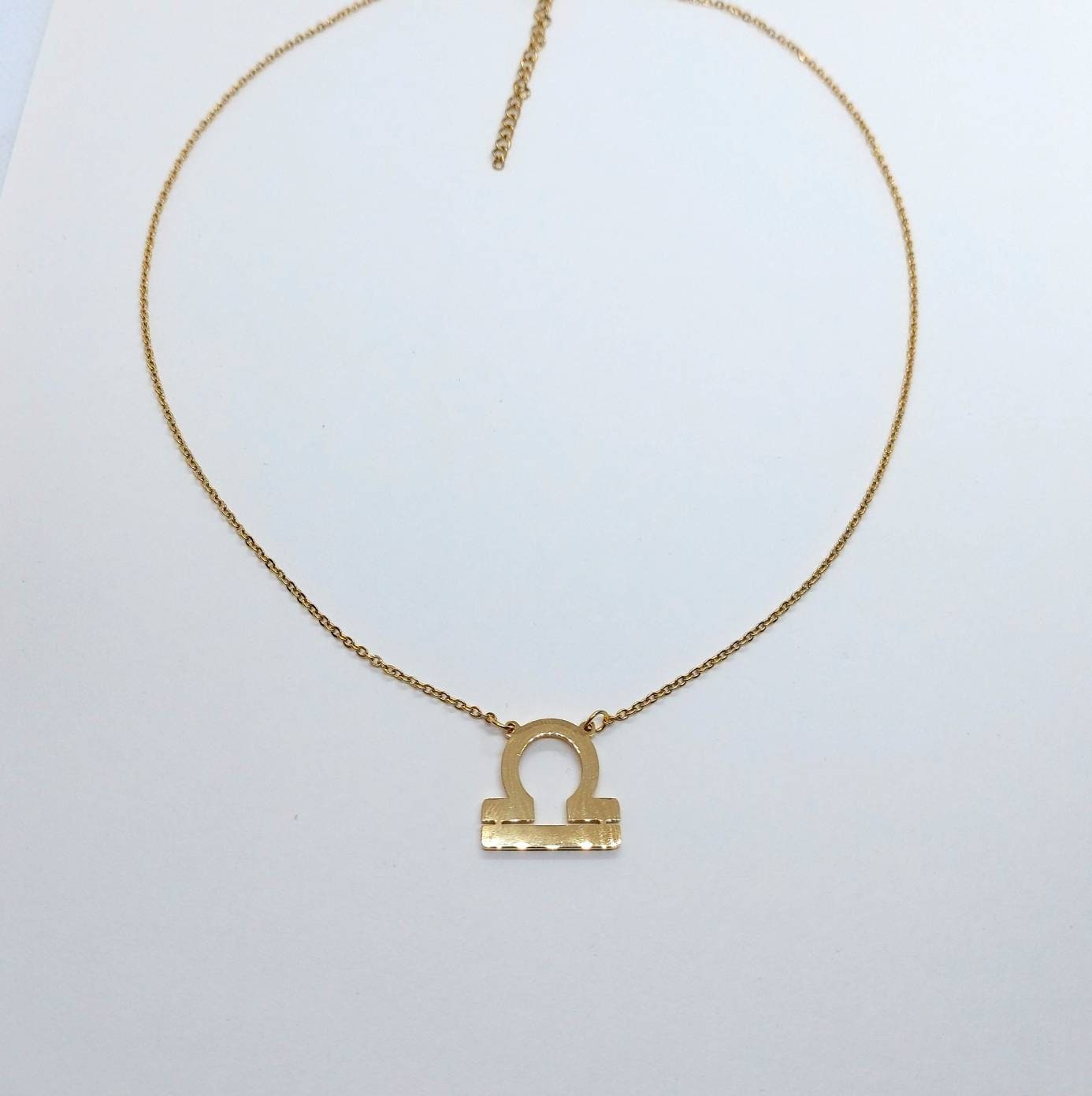 Libra jewelry , libra chain necklace , libra gold necklace , gold zodiac necklace , libra zodiac necklace , libra pendant , libra necklace