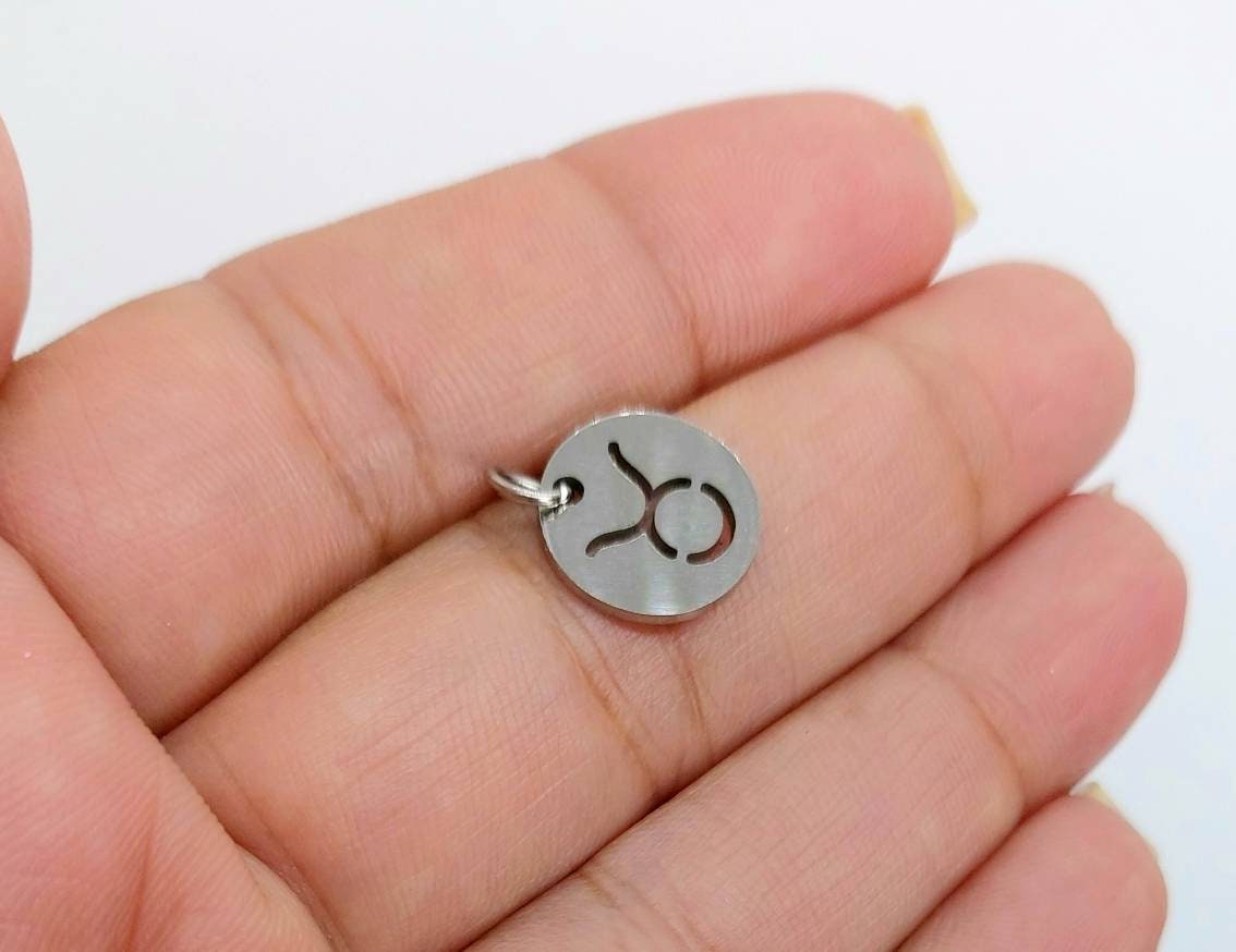 Zodiac necklace , zodiac jewelry , silver zodiac necklace , zodiac necklace , star sign necklace ,zodiac pendant , astrology necklace