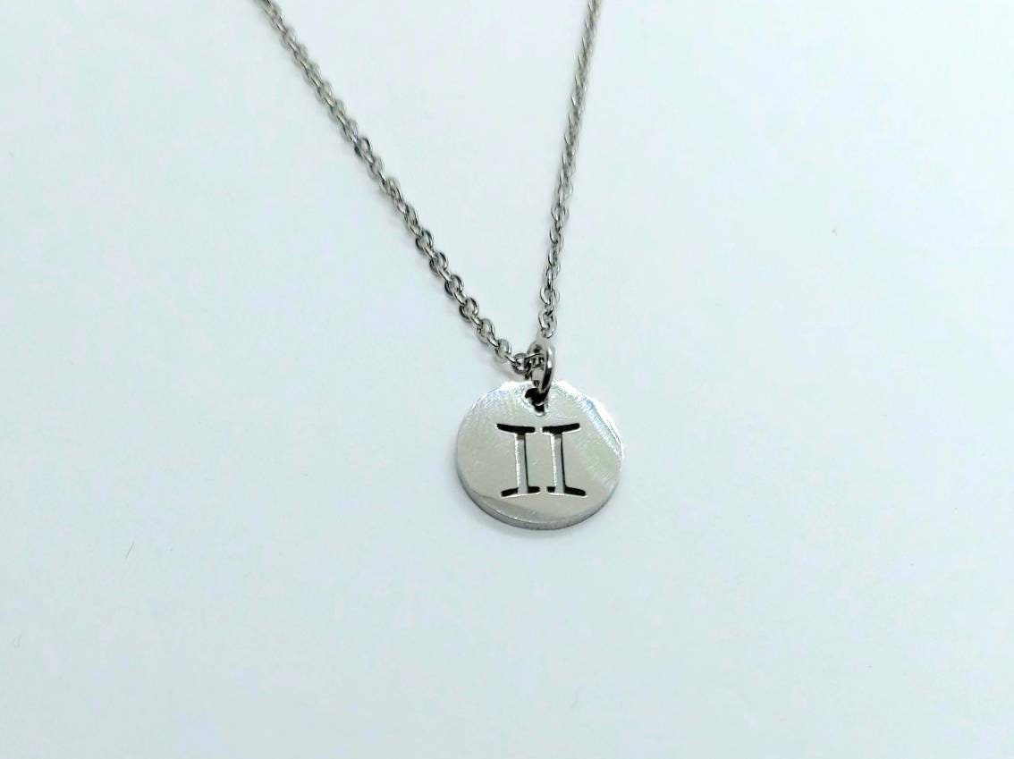 Zodiac necklace , zodiac jewelry , silver zodiac necklace , zodiac necklace , star sign necklace ,zodiac pendant , astrology necklace