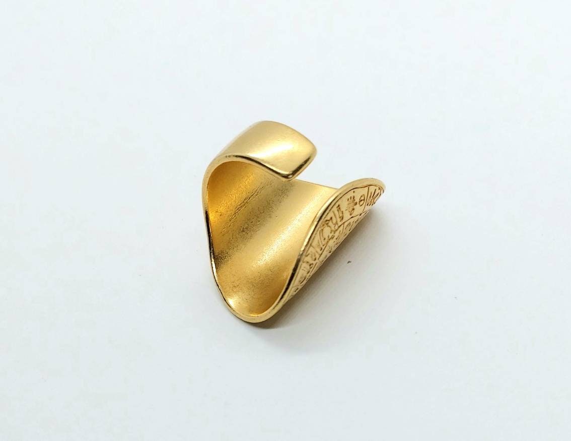 Gold bohemian ring, Phaistos ring , statement ring, ancient Grecian ring Greek Cretan jewelry, Phaistos disc ring , Coin ring ,gold ring