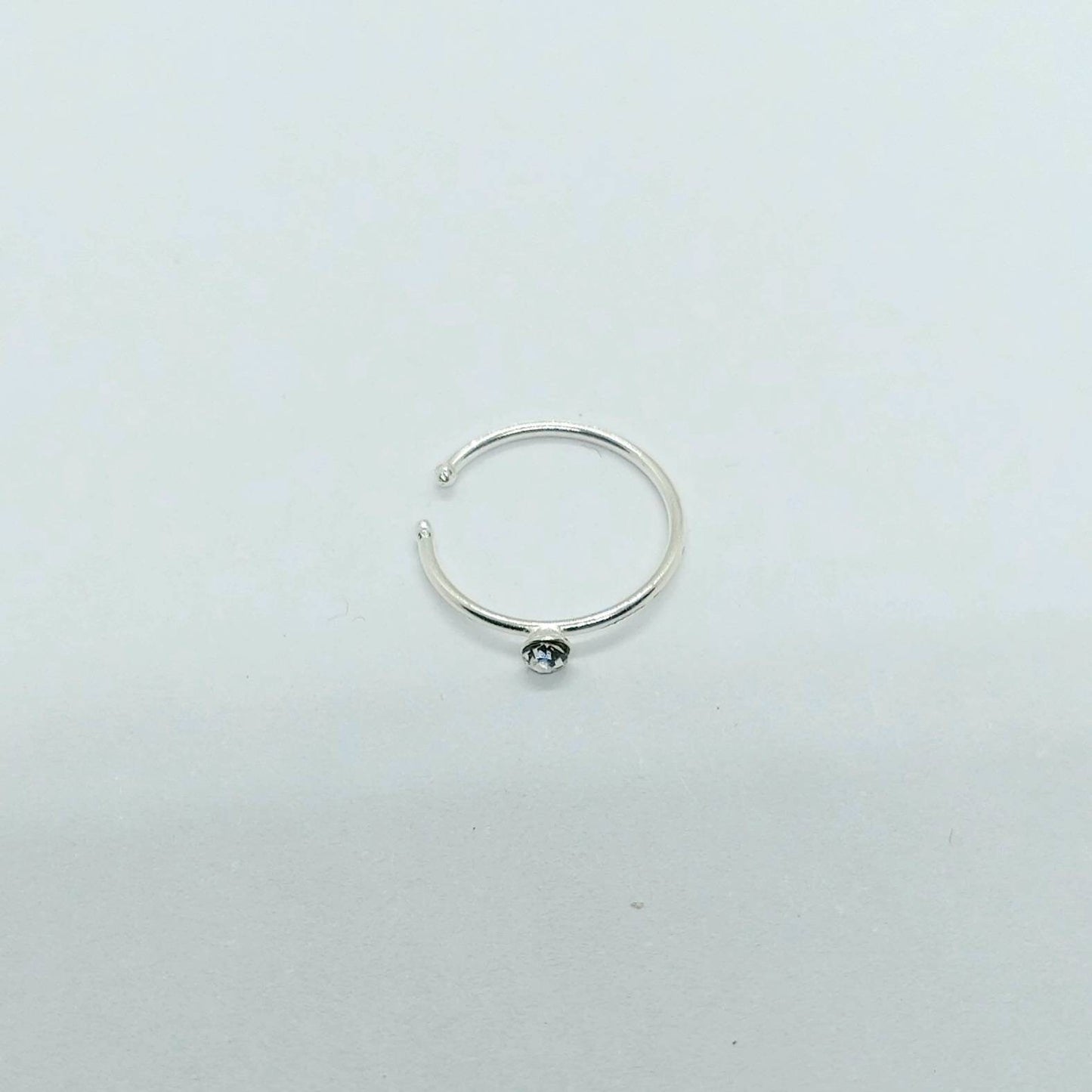 Nose ring with cz , nose stud crysta,nose piercing , 925 silver nose ring, 925 silver nose studs , nose ring studs, silver nose ring studs