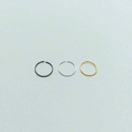 Nose rings 925 silver , tiny gold hoops , small hoop earrings , catrilage earrings , nose hoops , gold hoop earrings , ear hugger hoops