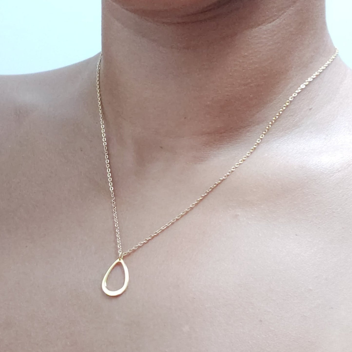 Dainty gold necklace , drop necklace , minimalist necklace , layering necklace , simple necklace , necklace for mom , gold drop necklace