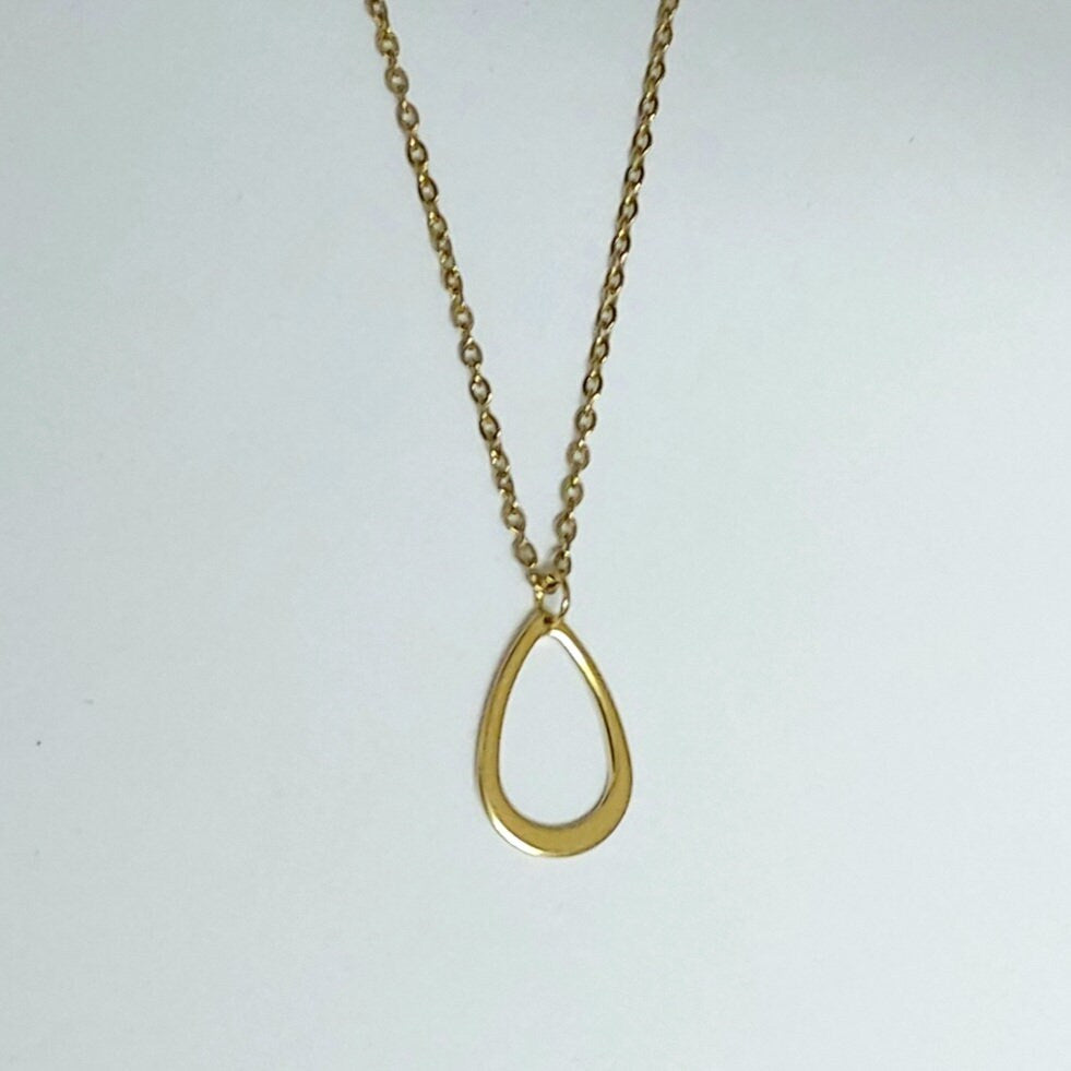 Dainty gold necklace , drop necklace , minimalist necklace , layering necklace , simple necklace , necklace for mom , gold drop necklace