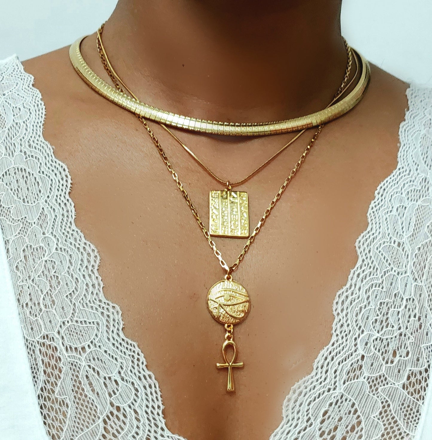 Chunky chain necklace , chunky gold necklace , chunky snake necklace , waterproof necklace , chunky choker , chunky chain choker , Christmas