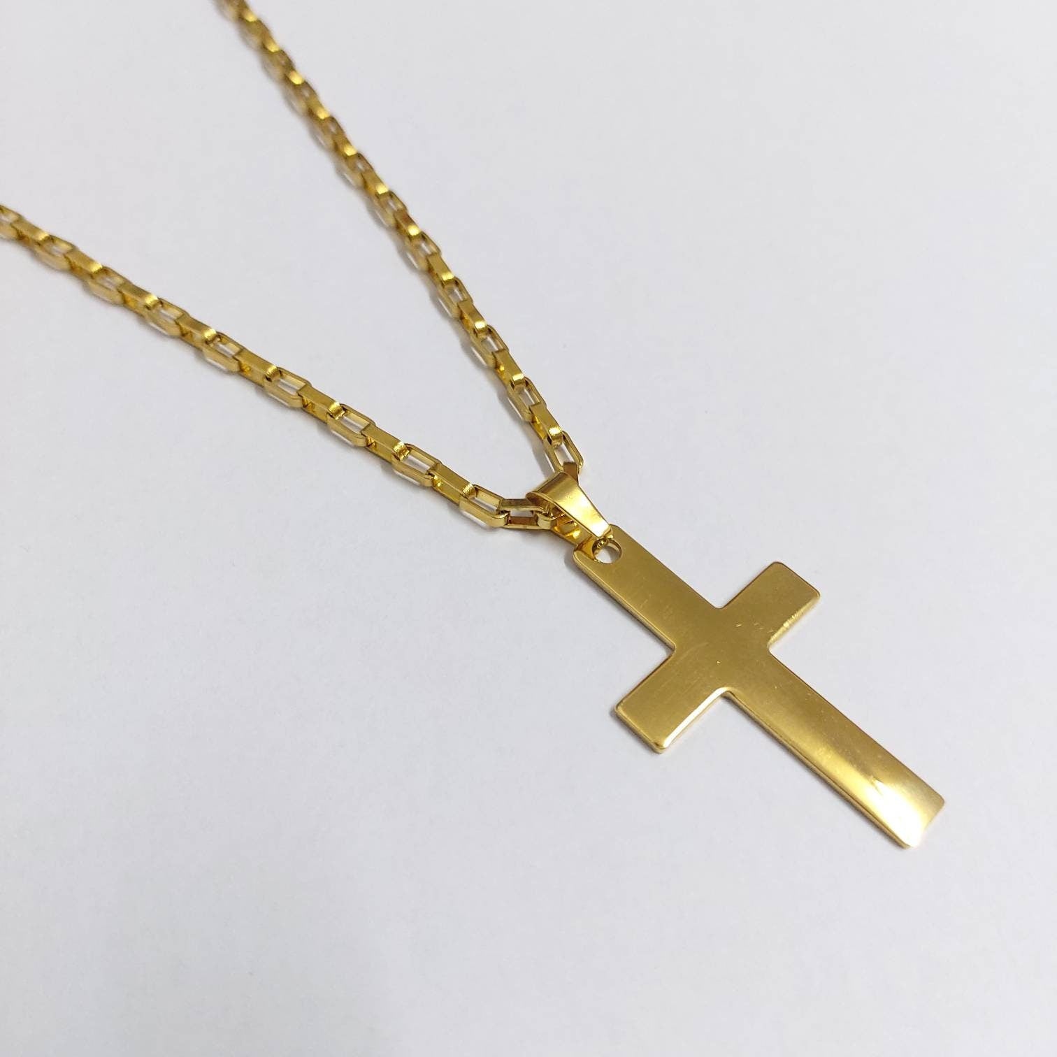 Cross necklace , gold cross necklace , Orthodox cross necklace , gold plated cross necklace , cross necklace women , cross pendant