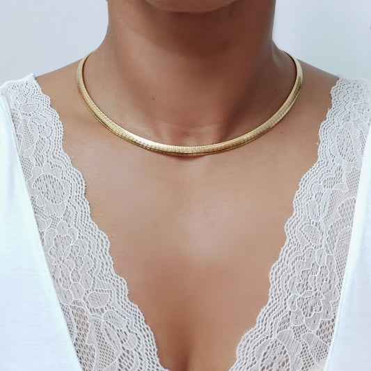 Chunky chain necklace , chunky gold necklace , chunky snake necklace , waterproof necklace , chunky choker , chunky chain choker , Christmas