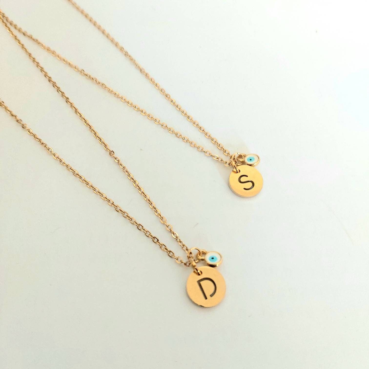 Dainty initial necklace , letter necklace, minimalist necklace , gold initial necklace , gold letter necklace , personalized necklace