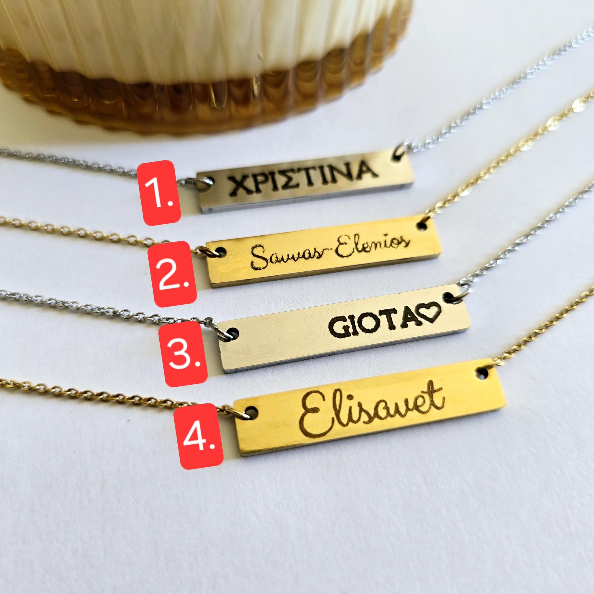 Custom name plate necklace , personalized name necklace gift for mom , minimalist custom name jewelry , personalized gift for her